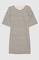 Vestido Mona rizo francés de rayas negras